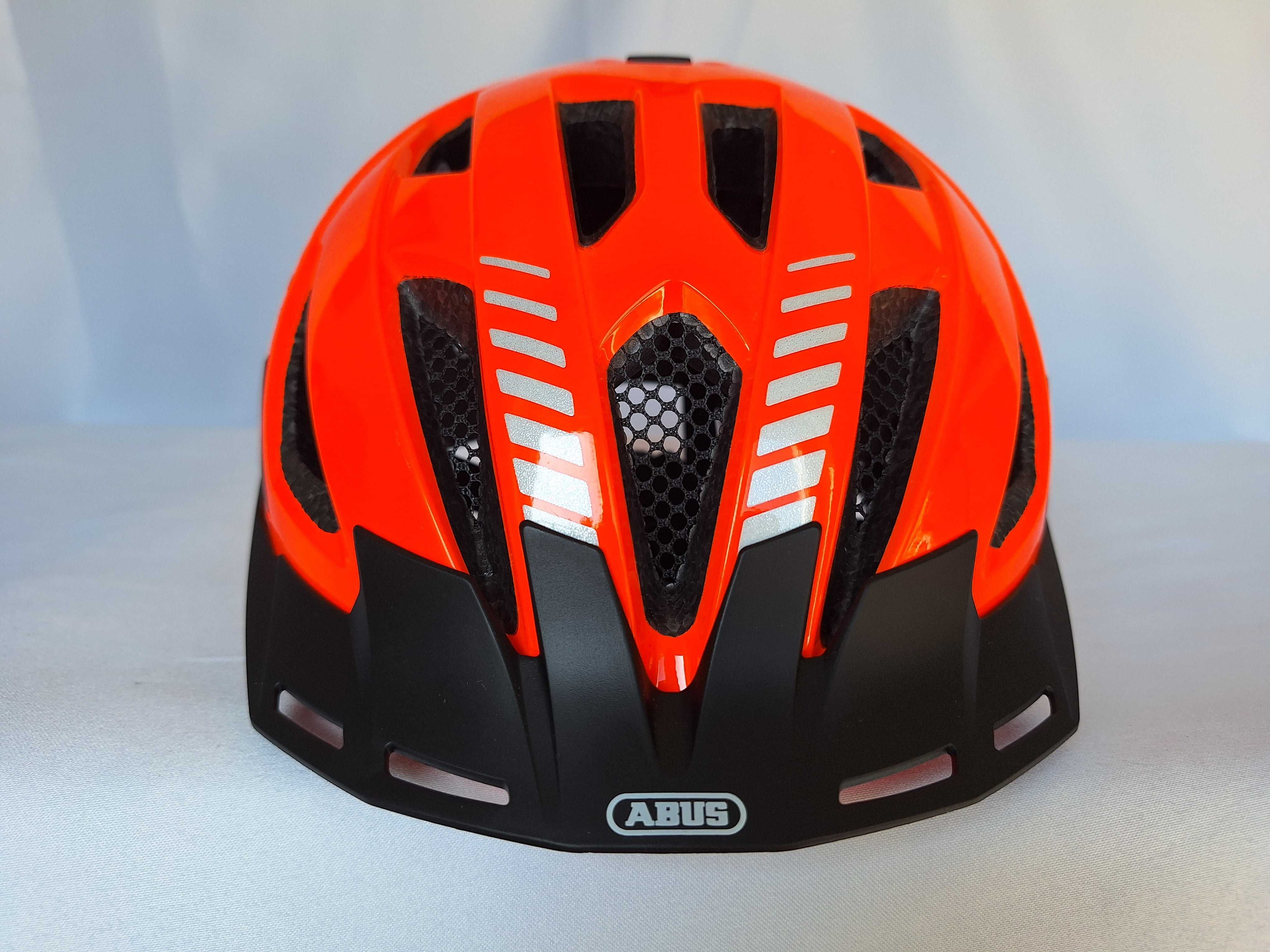 Kask rowerowy Abus Urban-I 3.0 LED Signal Orange L 56-61cm