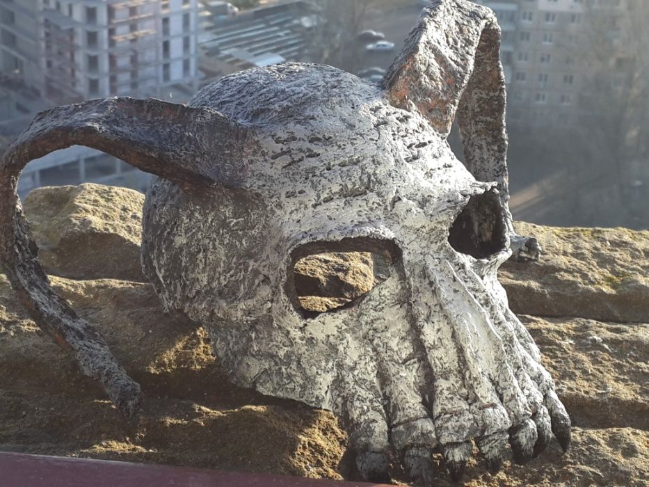 маска демона череп  predator