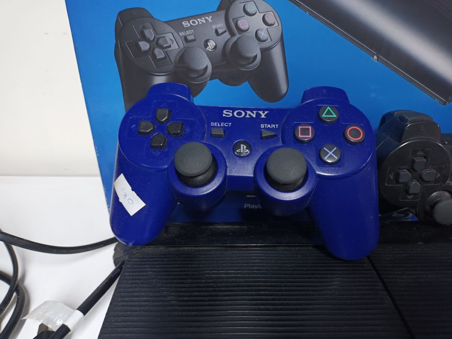 Konsola PS3 super slim 2x pad 2x kinect kamera pudełko