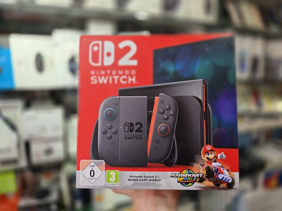 Портативна ігрова приставка Nintendo Switch 2 Black Mario Kart World