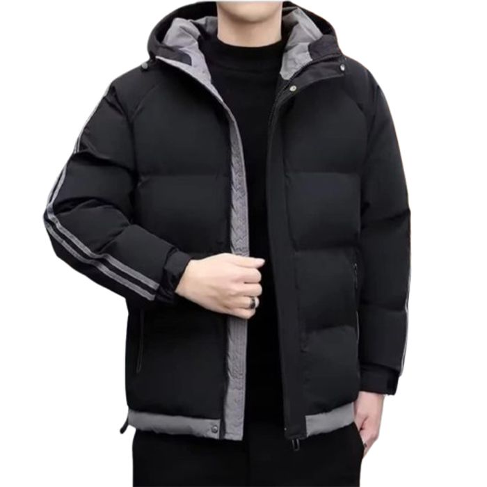 Stylowa męska kurtka z kapturem rozmiar M/L