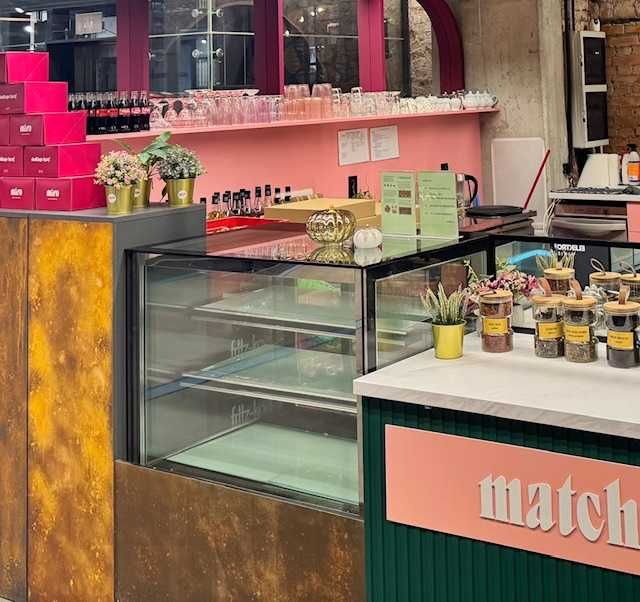 witryna cukiernicza chłodnicza prosta szyba nowoczesna 100 cm