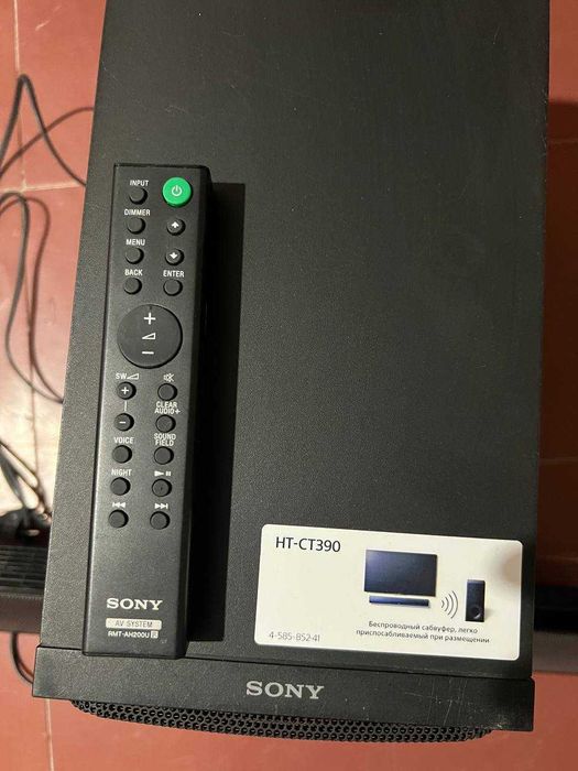 Домашний кинотеатр Sony HT-CT390 сабвуфер Саундбар  Bluetooth 300ват