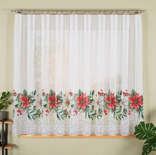 Boże Narodzenie gwiazda betlejemska wys. 157 firana