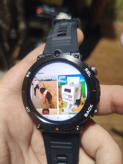 Тактические смарт часы с SIM, Android 13, 6/128 Gb. NFC