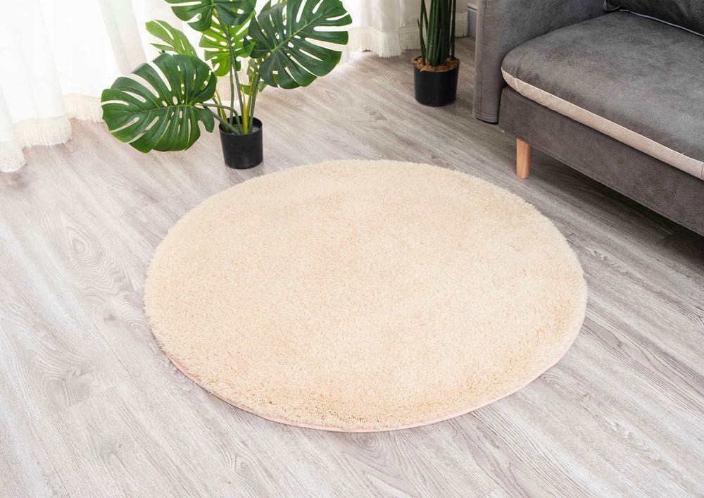 Dywan okrągły Alpaca Strado 100x100 - SRADO AlpaBeige
