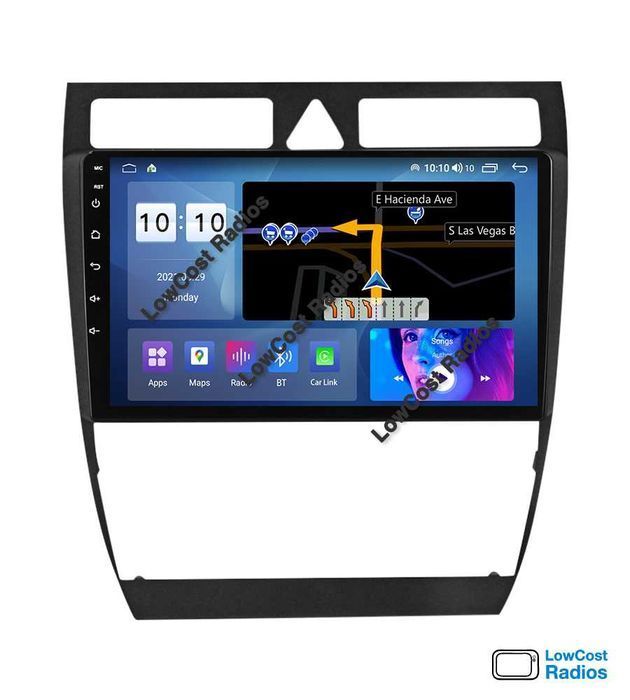 Auto Rádio ANDROID - AUDI A6 (1997 a 2005) | 9'' GPS BT USB APPS WIFI