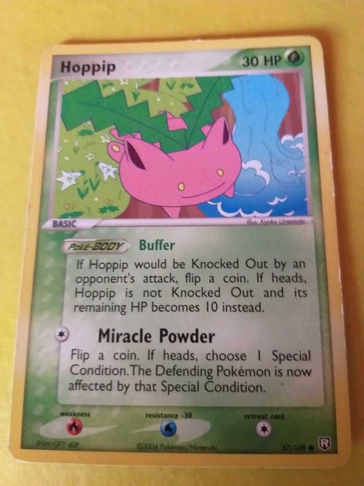 Pokemon Card - Hoppip 30 HP