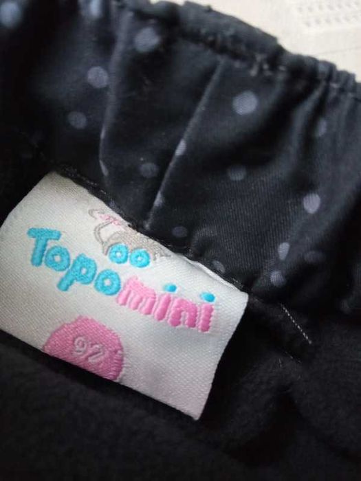 Topomini Nowe spodnie dresowe r 92 pas 48-60cm
