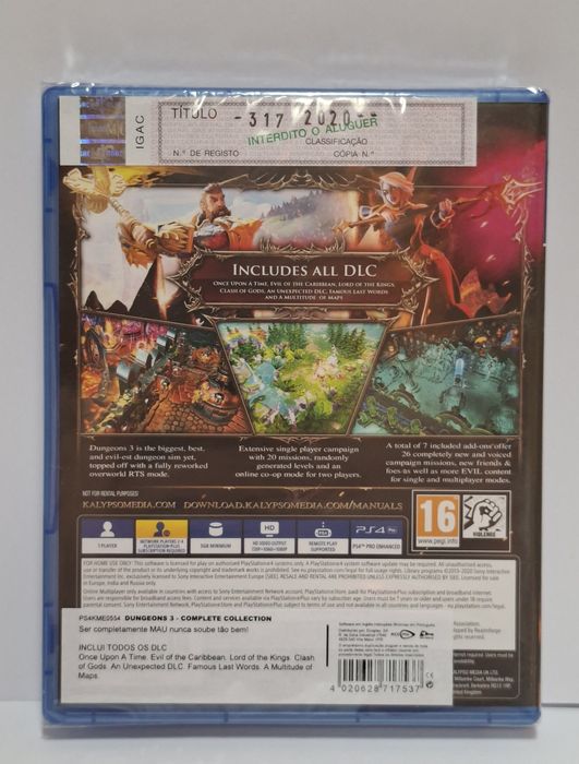 Dungeons III complete collection PS4 (novo)
