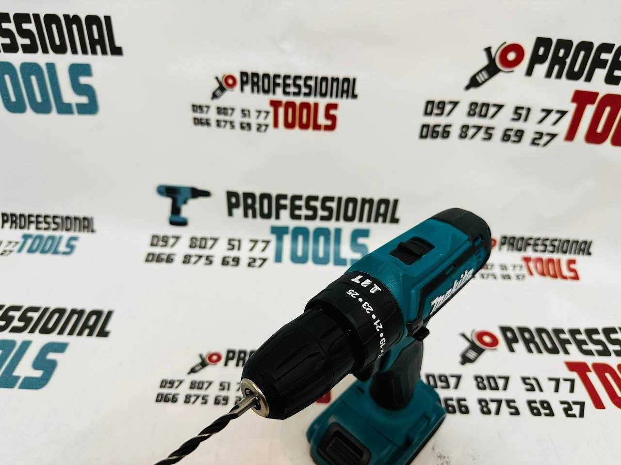 Акумуляторний Шуруповерт Makita DE462D 24V-5A с набором інструментів