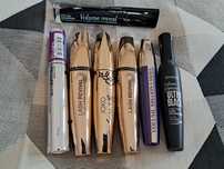 Zestaw tuszy do rzęs,maskary,Max Factor,L'oreal,Bourjois,Maybelline