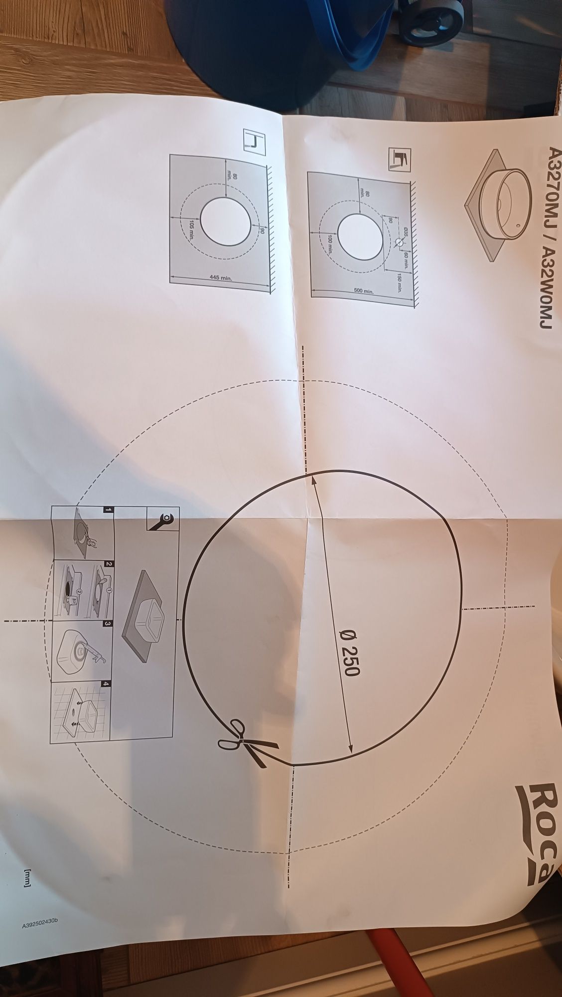 Umywalka nablatowa okrągła