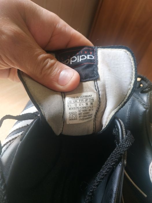 Бутси adidas kaiser 5, шкіряні, копачки для футболу 45-46 розмір