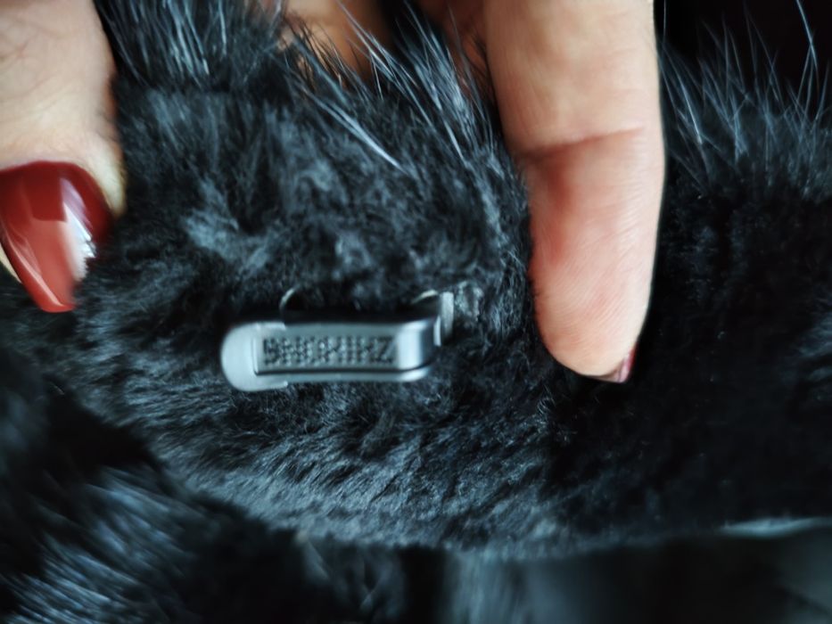 Шуба мутон з капюшоном M/L