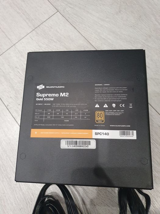 Zasilacz SilentiumPC Supremo M2 550W 80 Plus Gold