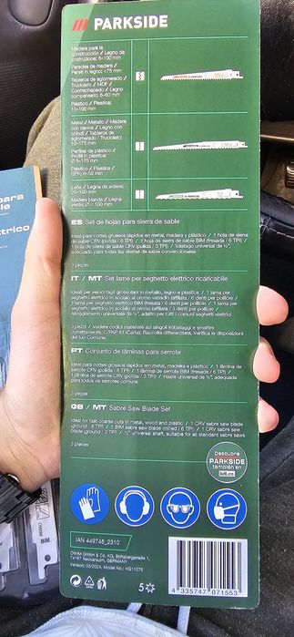 Conjunto lâminas para serrote