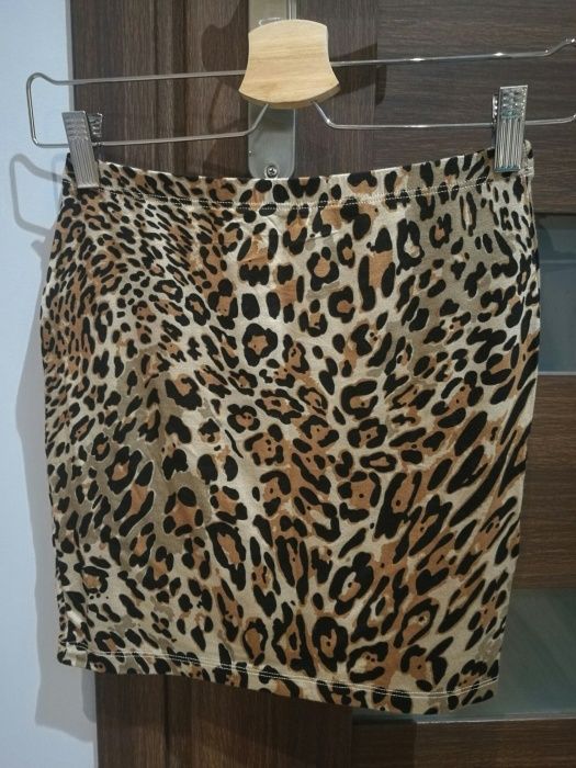 Panterkowa spodniczka VILA r.Xs