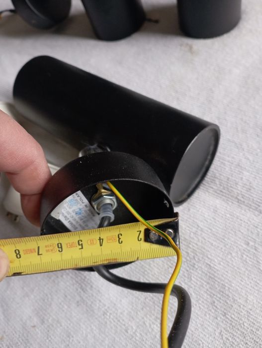 Точечний трековий чорний світильник