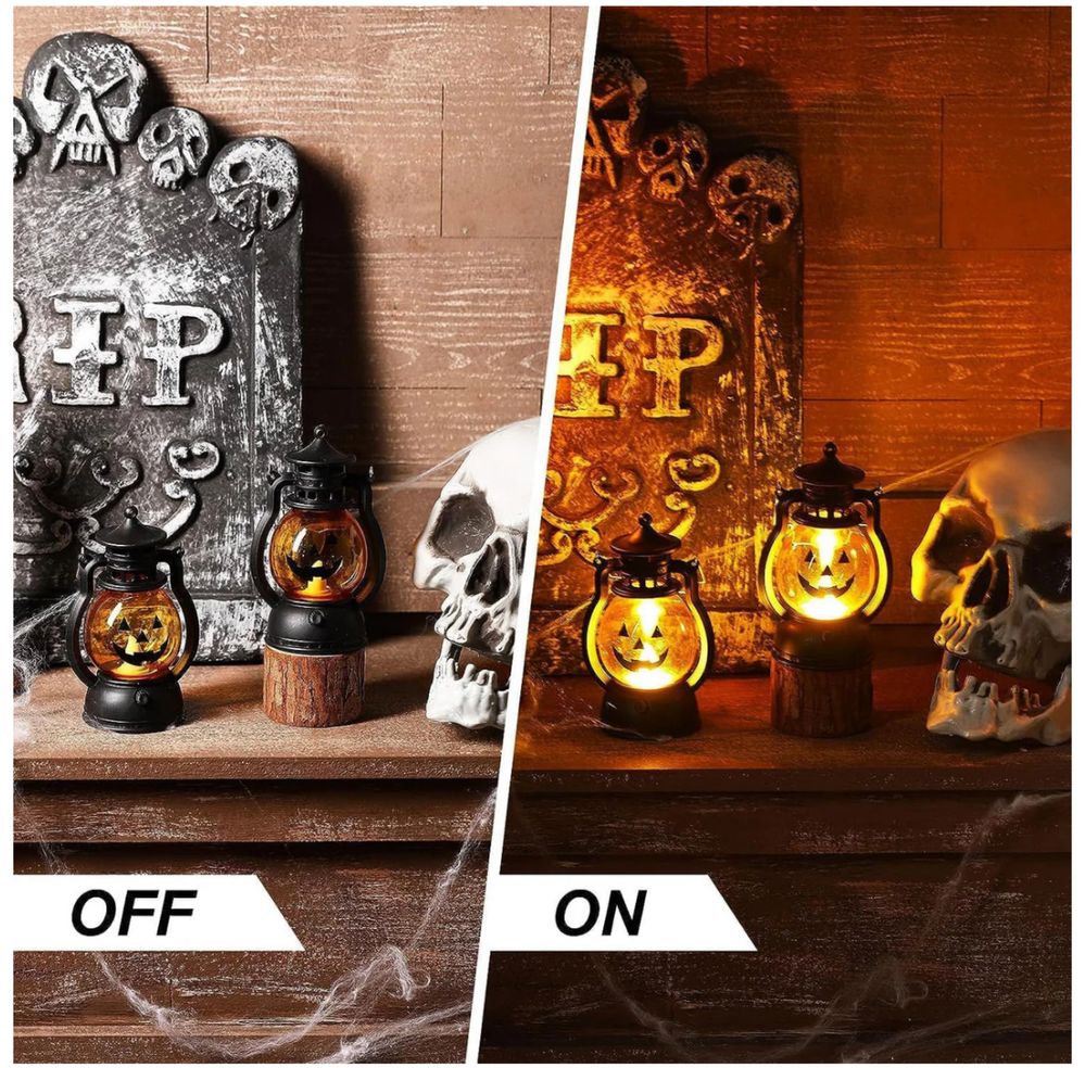 3 lampionów na Halloween