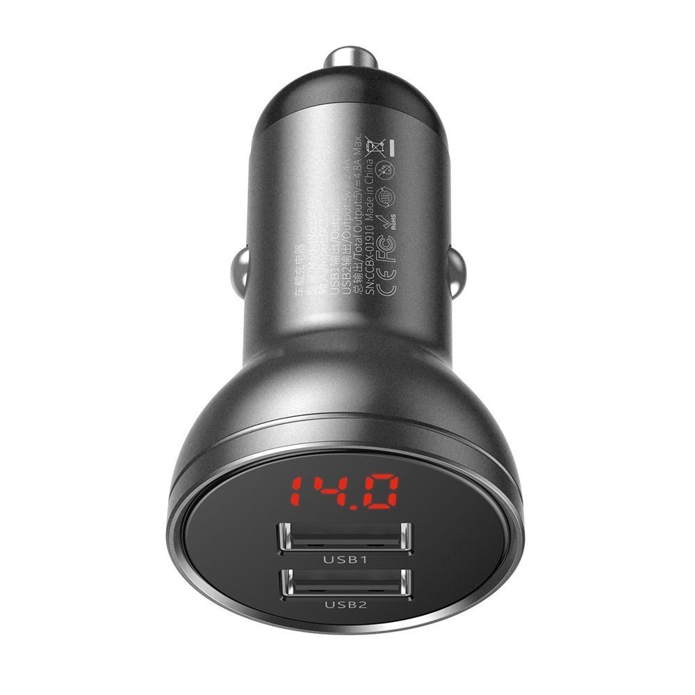 Ładowarka Samochodowa 2Xusb 4,8A 24W Baseus