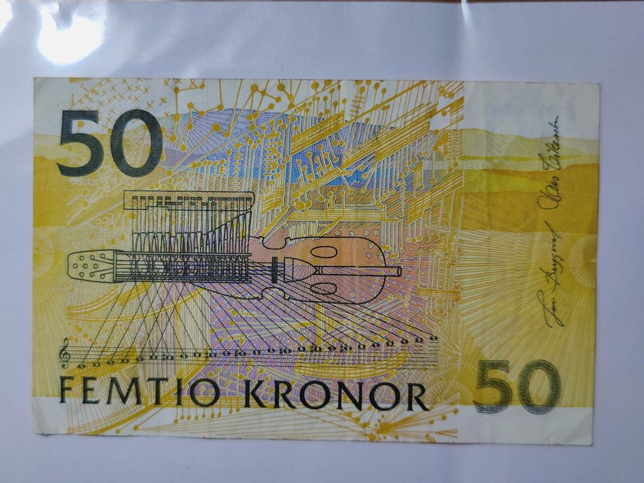 Банкноти Швеції, 50 крон (1996-2003 р.) Єнні Лінд