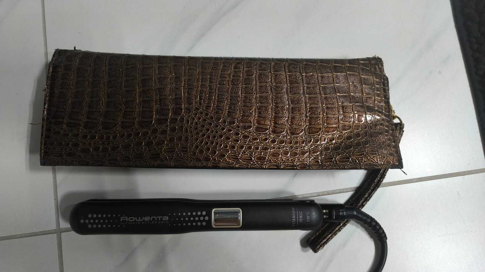 Placa alisadora Rowenta - Ultimate Styler Gold - Titanium Ionic
