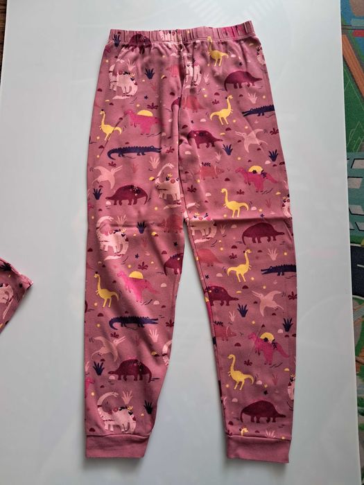 Super piżamka John Lewis, 100% bawełna, dinozaury, r. 122/ 7lat