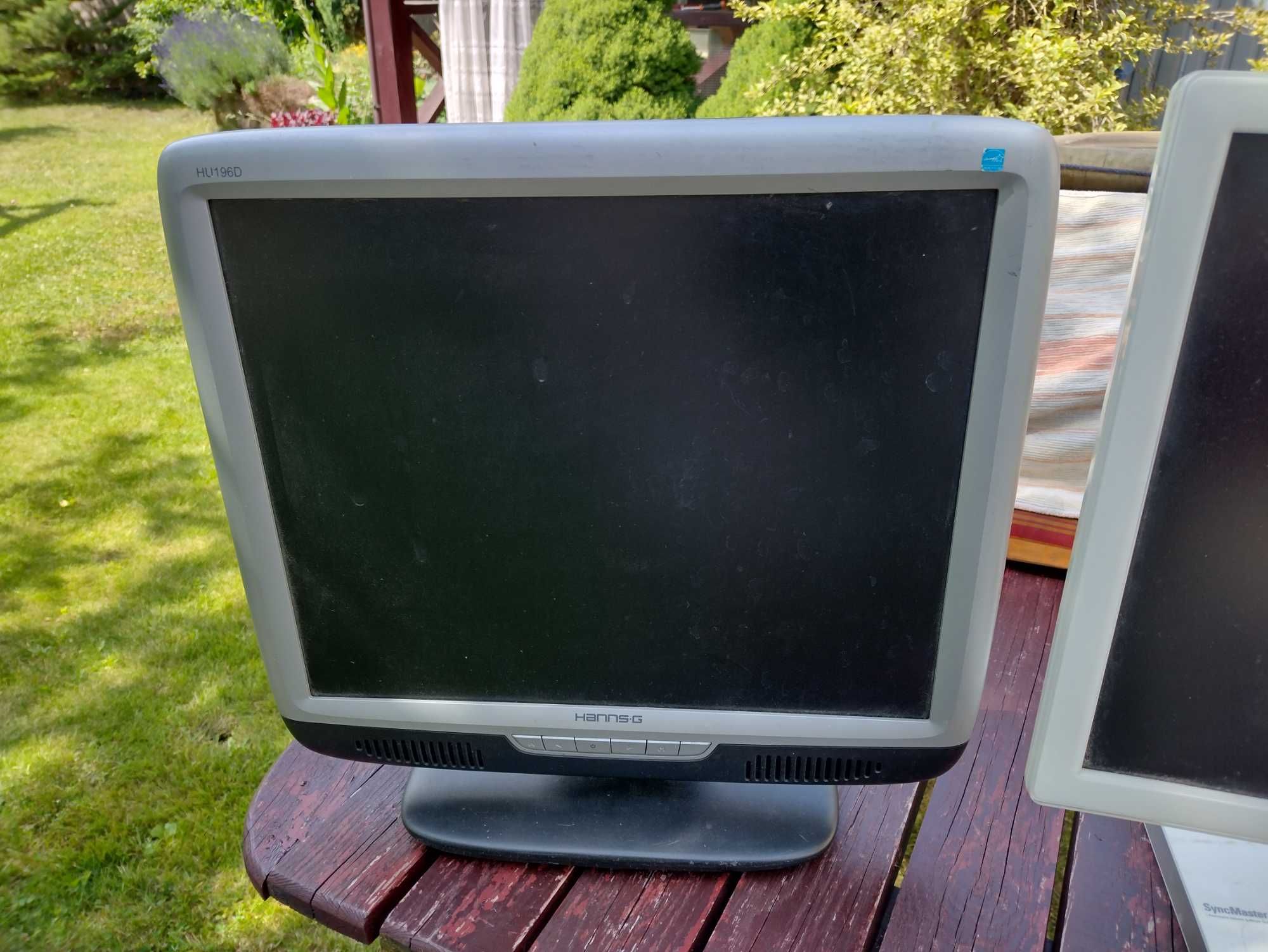 Monitor do komputera Samsung i Hanns-G - dwie sztuki TANIO sprzedam