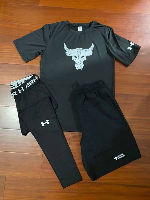 Костюм Under Armour 3в1: футболка, шорти, легінси