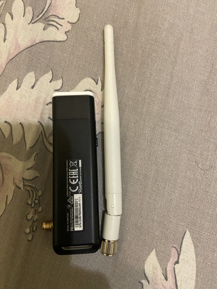 WIFI адаптер TP-Link TL-WN722N usb с антеной ,вай фай приемник