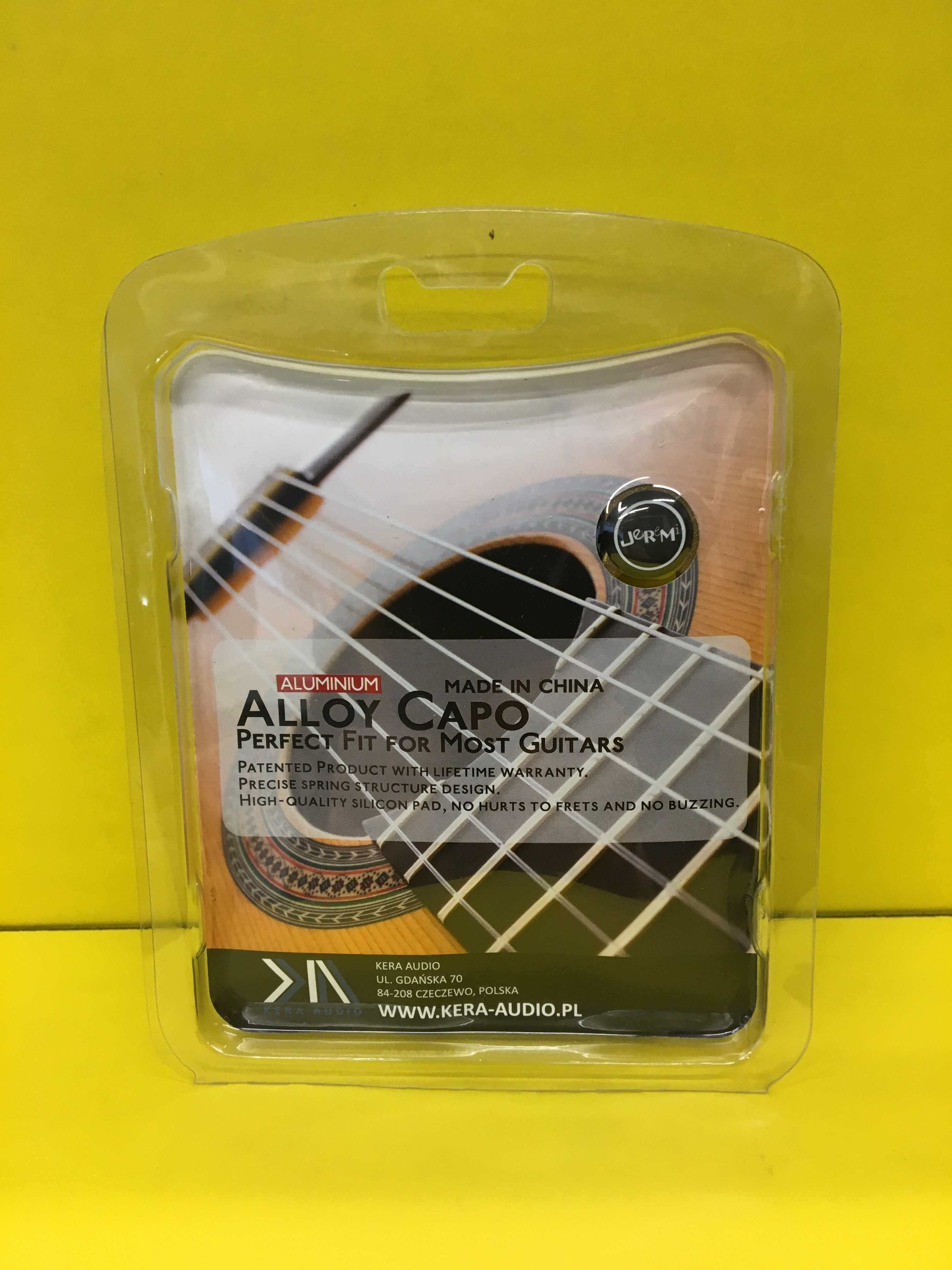 Kapodaster do ukulele  Jeremi U20 srebrny