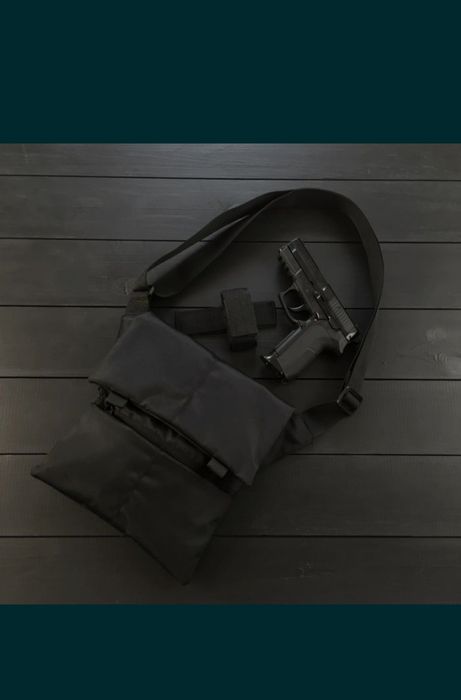 Тактична сумка, сумка месенджер з кобурою