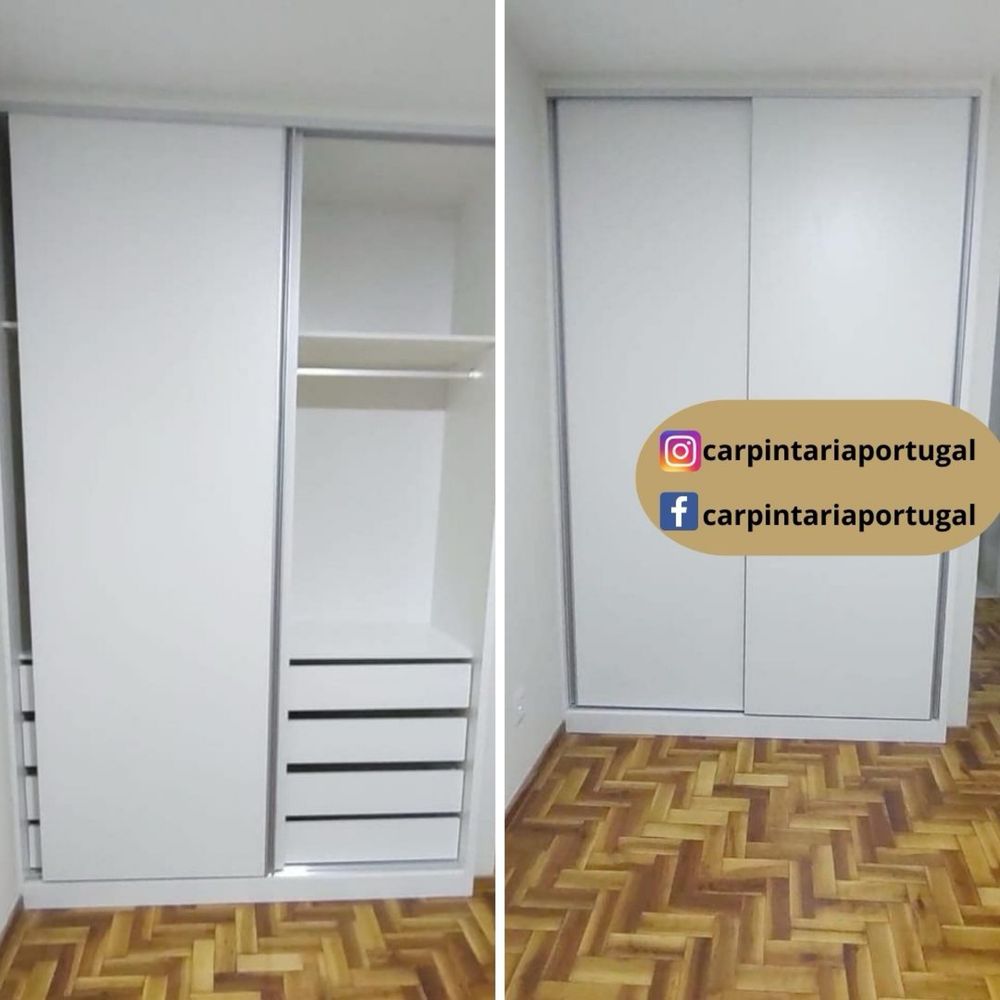Closets e roupeiros em melamina
