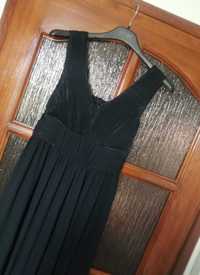 Czarna sukienka maxi marki H&M r. 36