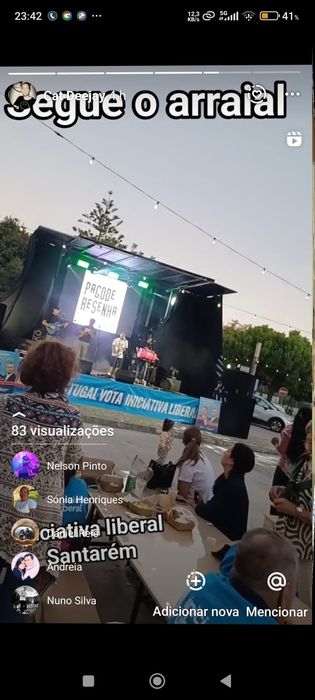 Aluguer palco movel