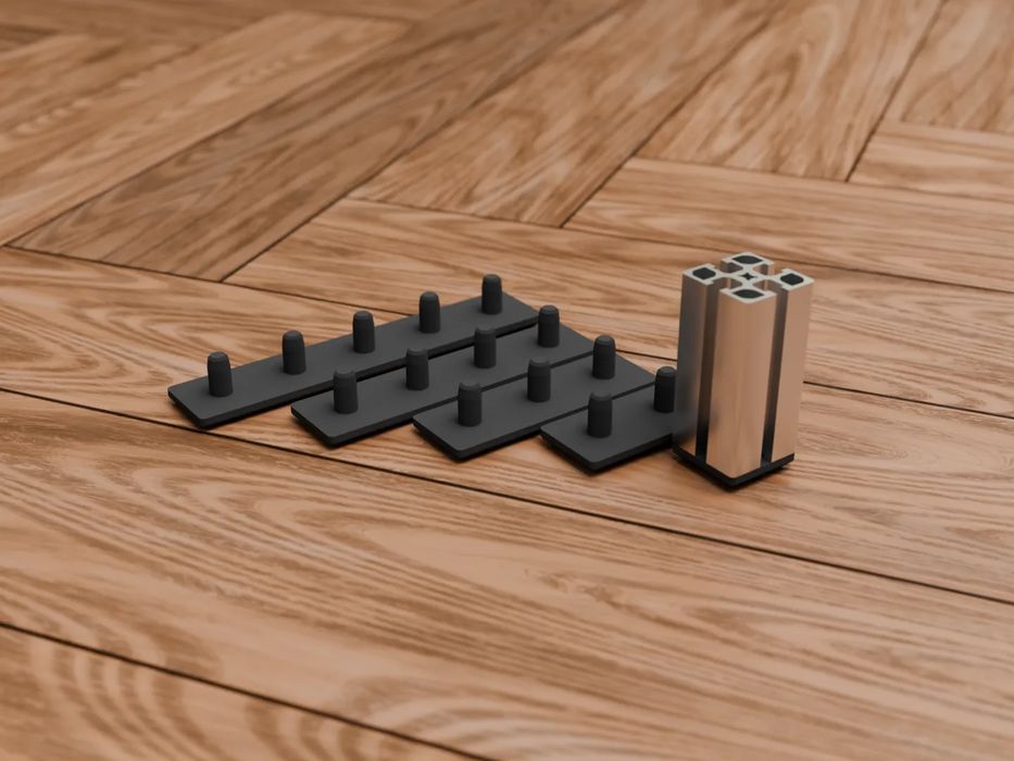 Tampas Finais para Perfis de Alumínio 2020 a 20100