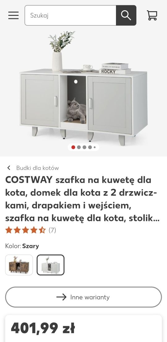 Szafka na 2 kuwety