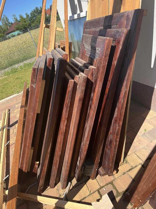 Zabudowa drewniana dębowa