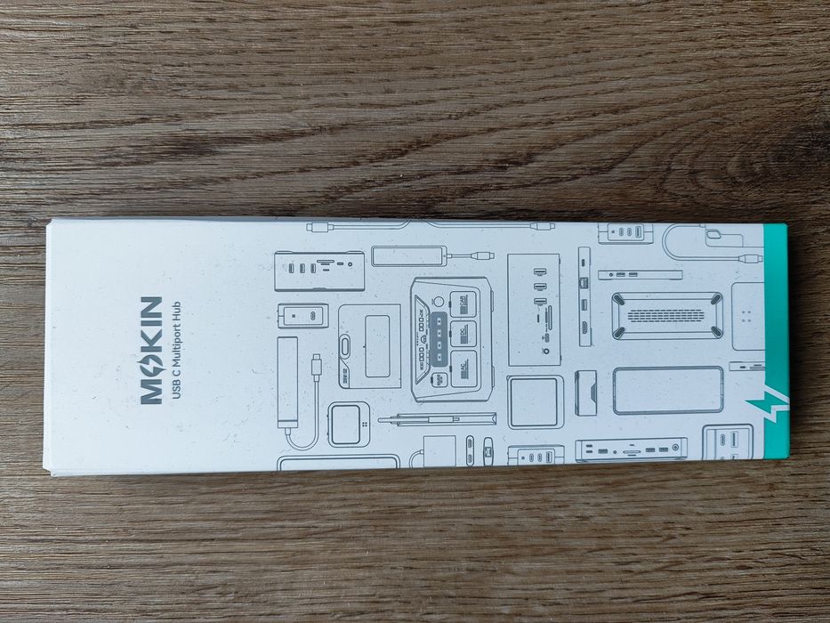 Hub stacja dokująca MOKIN 8 w 1 na USB-C (HDMI, RJ45, PD) 4K