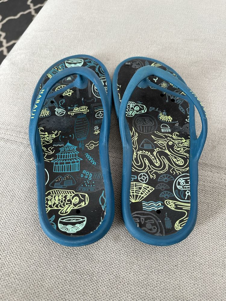 Klapki/japonki na basen/na plażę 35/36 Nabaiji Decathlon