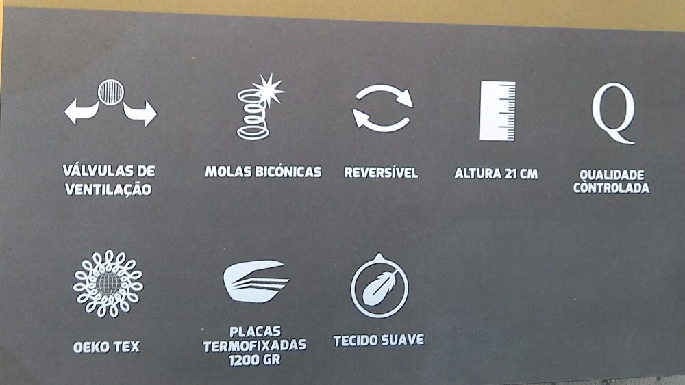 Colchão Molas novo de Casal