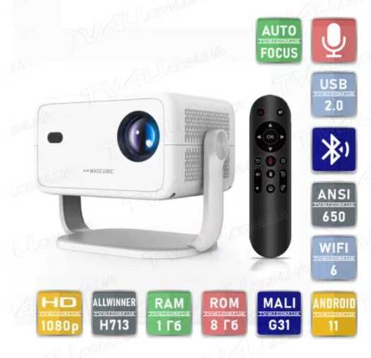 Мультимедійний смарт проектор з автофокусом Magcubic L018 1080P