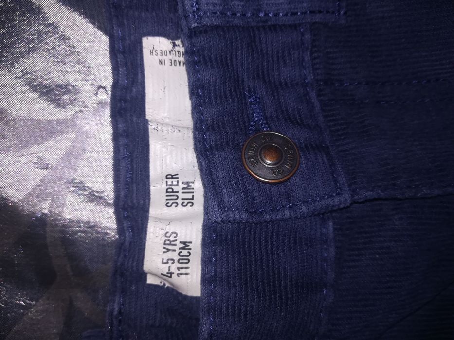 Calça Azul Bombazine 110cm (4 a 5 anos)