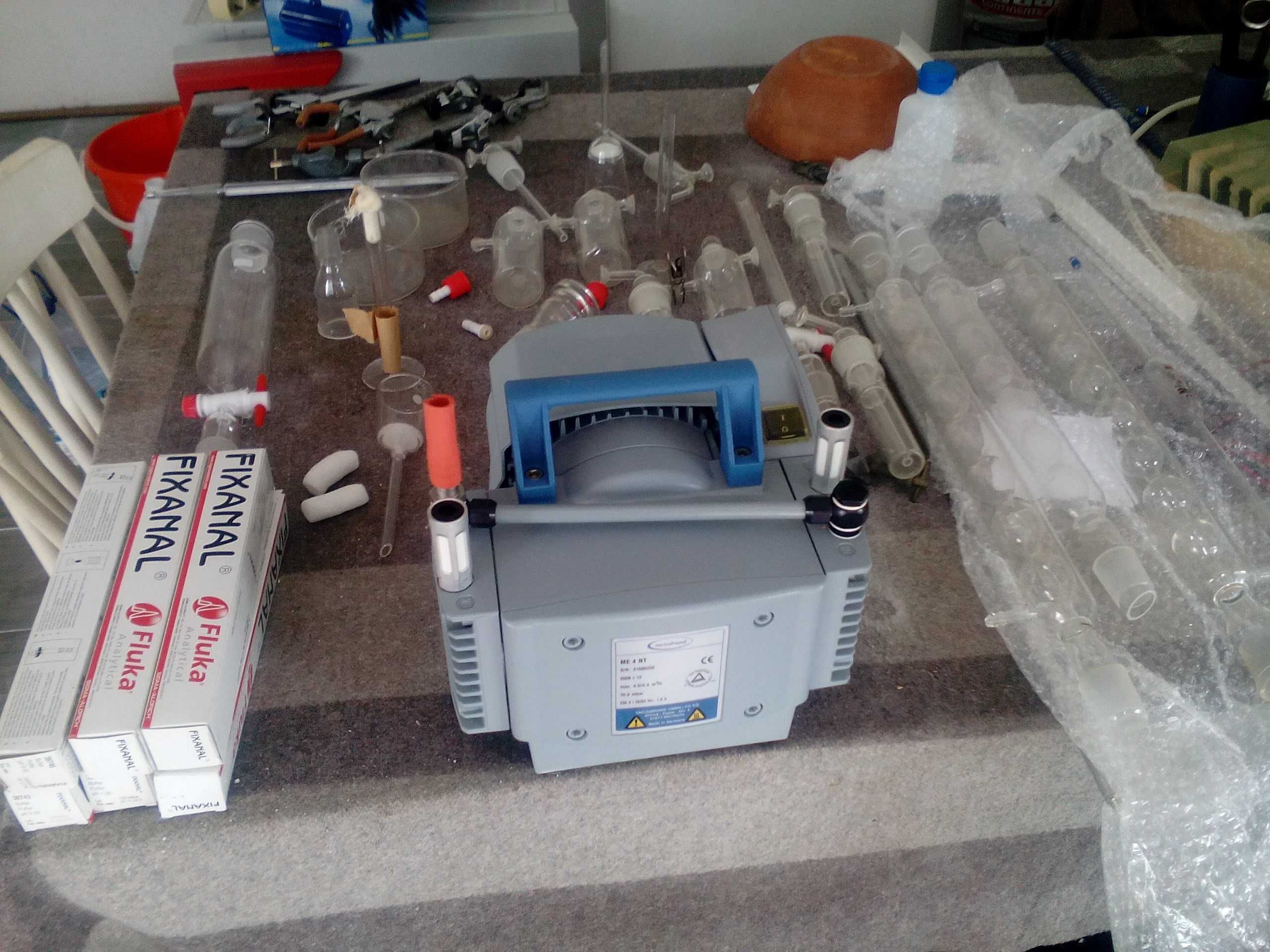 Bomba de vacuo para laboratorio