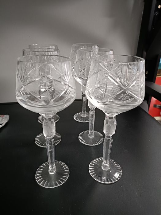 Kieliszki kryształowe