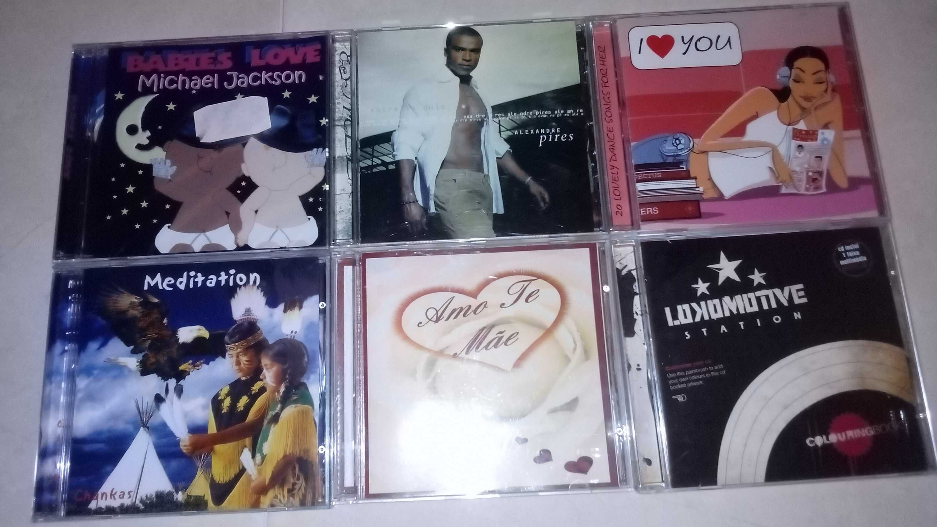 cd de boleros ,michael jackson e outros