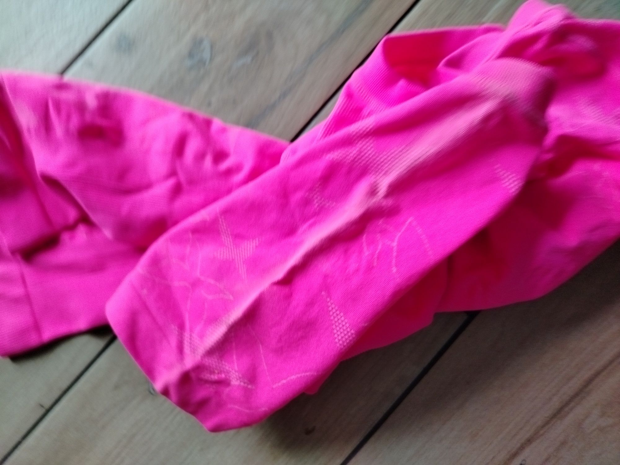 T-shirt koszulka damska fitness do ćwiczeń neonowa Kari Traa elastycz
