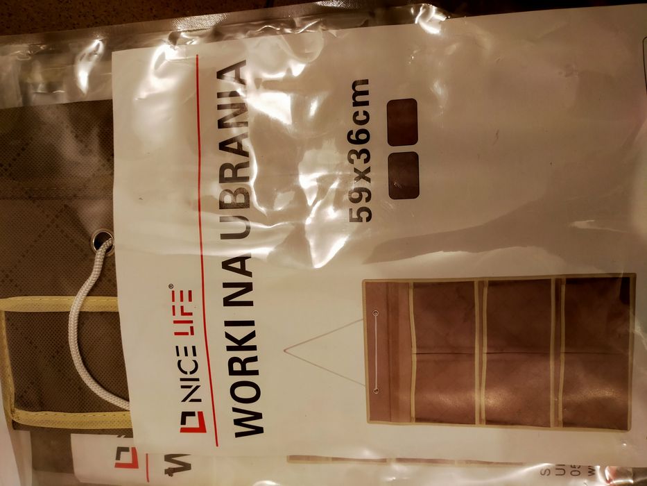 Organizer wiszący 60x40 na ubrania odzież