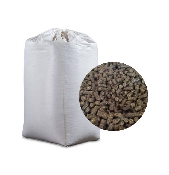 Stała współpraca HURT Pellet słonecznikowy PREMIUM 6mm-8mm/ BigBag 1 T